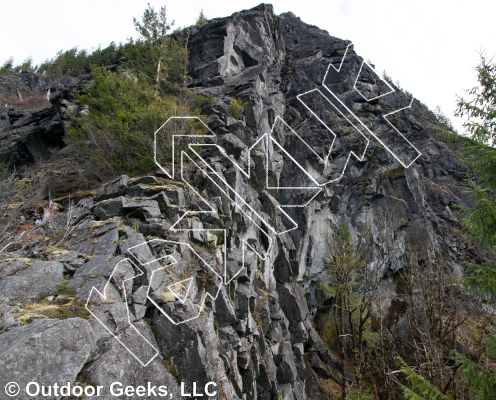photo of Project,   at Shangri-La from Exit 38 Rock Climbs