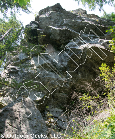 photo of Truck Town Cave from Exit 38 Rock Climbs