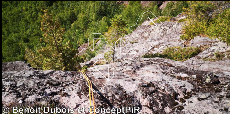 photo of Le Gros Bras (Sommet Sud) from Québec: Escalade Parc des Grands-Jardins