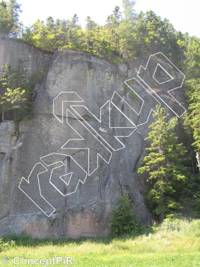 photo of L'Anse-à-Benjamin from Québec: Parois d'escalade du Saguenay