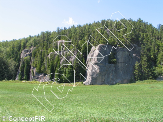 photo of L'Anse-à-Benjamin from Québec: Parois d'escalade du Saguenay