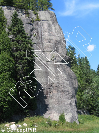 photo of L'Anse-à-Benjamin from Québec: Parois d'escalade du Saguenay