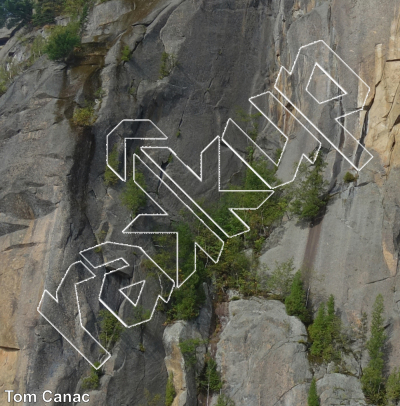 photo of Le Cap Trinité (Rivière Éternité) from Québec: Parois d'escalade du Saguenay