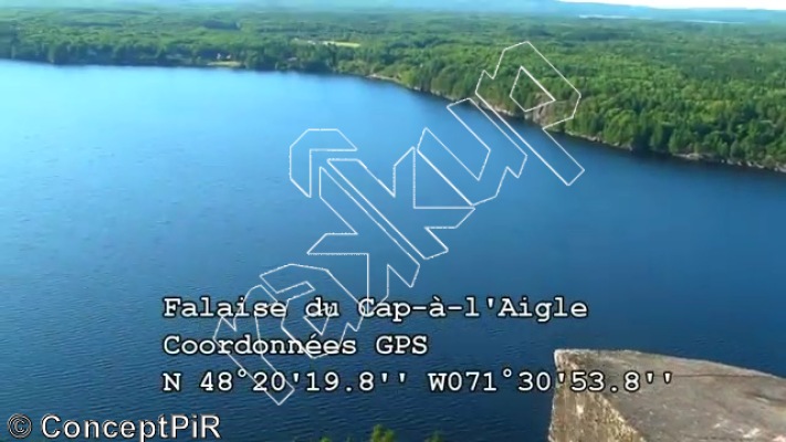 photo of Le Cap à l'Aigle from Québec: Parois d'escalade du Saguenay