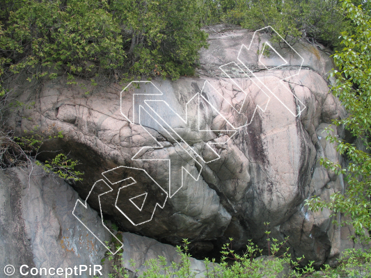 photo of Cracodile from Québec: Parois d'escalade du Saguenay