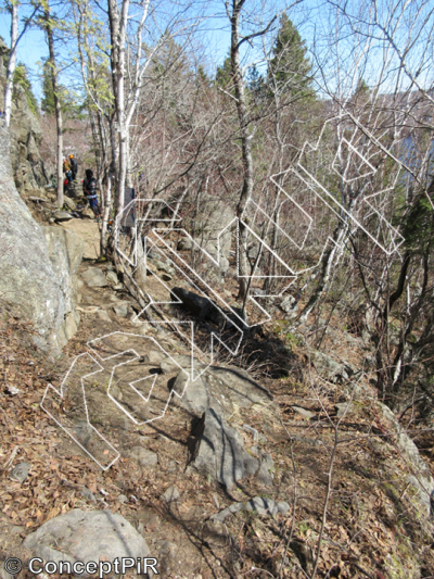 photo of La Croix de Sainte-Anne from Québec: Parois d'escalade du Saguenay