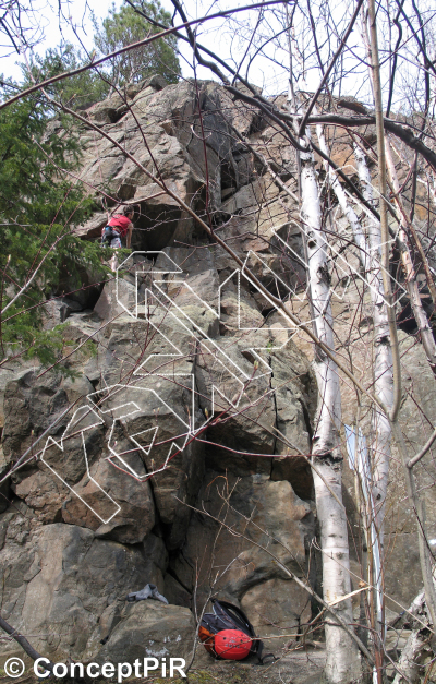 photo of La Croix de Sainte-Anne from Québec: Parois d'escalade du Saguenay