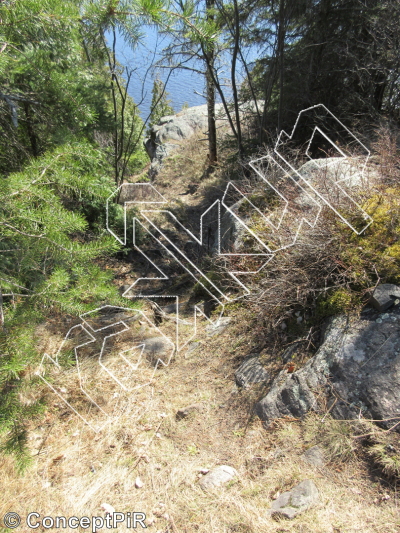 photo of La Dalle Egen from Québec: Parois d'escalade du Saguenay