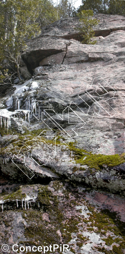 photo of La Dalle Egen from Québec: Parois d'escalade du Saguenay