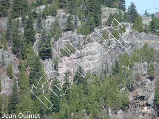 photo of La Dalle Egen from Québec: Parois d'escalade du Saguenay