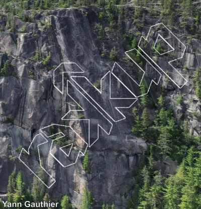 photo of La Paroi François-Xavier Garneau from Québec: Parois d'escalade du Saguenay