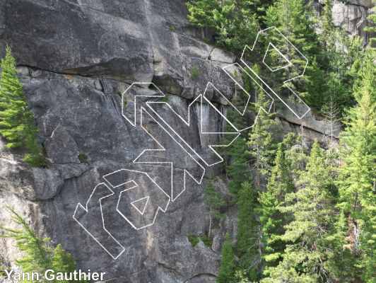 photo of La Paroi François-Xavier Garneau from Québec: Parois d'escalade du Saguenay