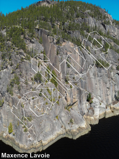 photo of La Paroi François-Xavier Garneau from Québec: Parois d'escalade du Saguenay