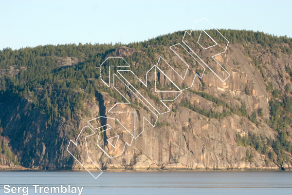 photo of La Paroi François-Xavier Garneau from Québec: Parois d'escalade du Saguenay