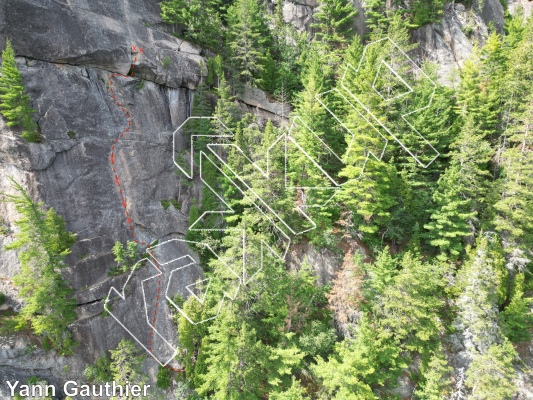 photo of La Paroi François-Xavier Garneau from Québec: Parois d'escalade du Saguenay