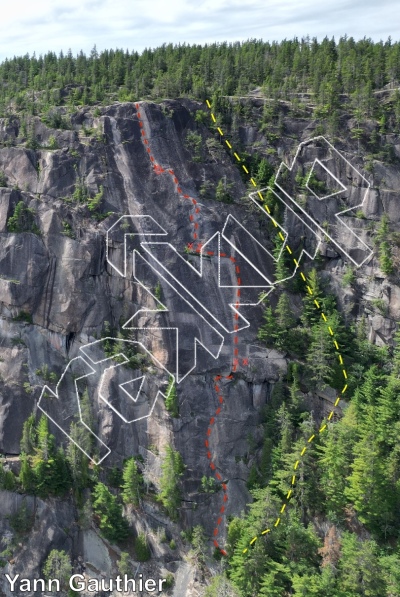 photo of La Paroi François-Xavier Garneau from Québec: Parois d'escalade du Saguenay