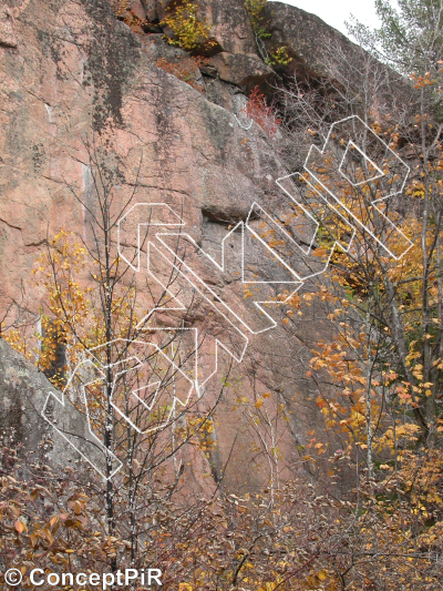 photo of Le Mur des Lamentations from Québec: Parois d'escalade du Saguenay