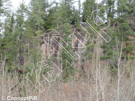 photo of Le Mur du son from Québec: Parois d'escalade du Saguenay