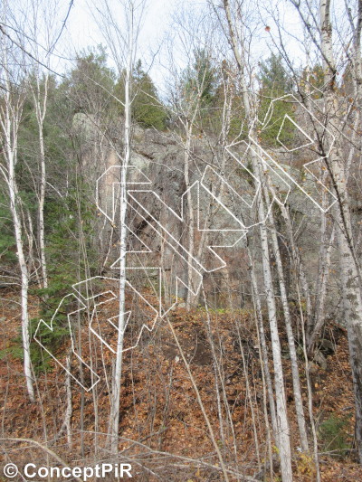 photo of Les Oubliettes from Québec: Parois d'escalade du Saguenay