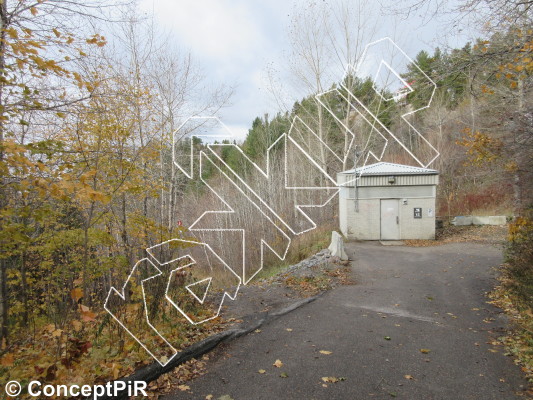 photo of Le Mur des Lamentations from Québec: Parois d'escalade du Saguenay