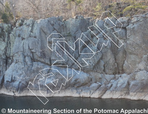 photo of Downstream Climbs from Great Falls of the Potomac