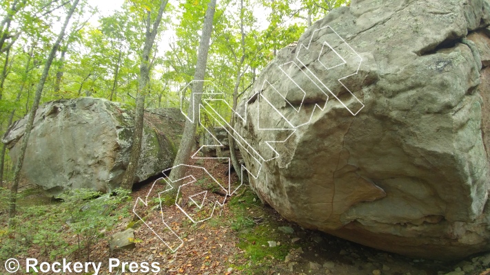 photo of Cranky, V6 ★★★ at Bluegrass from Dogwood
