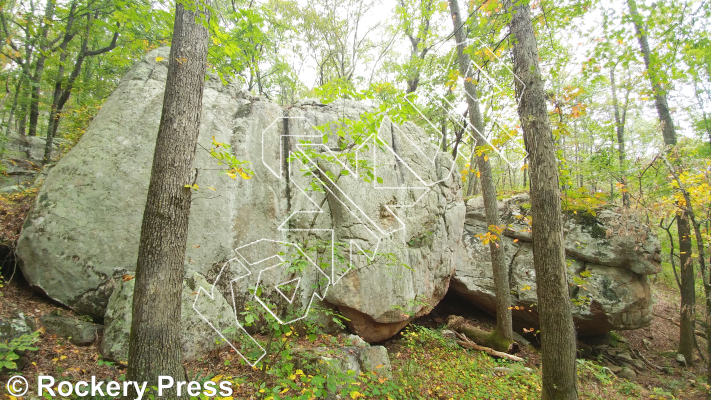 photo of American Hero, V4 ★★★ at Bent Tree from Dogwood