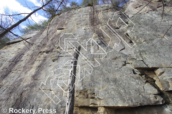 photo of Pillsbury, 5.11a ★★★★★ at Dihedrals from Foster Falls