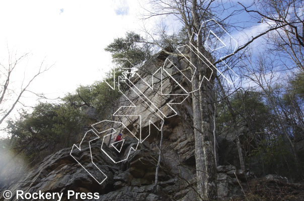 photo of Bear Mountain Picnic Wall from Foster Falls