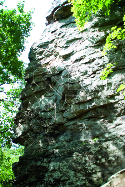 photo of Bear Mountain Picnic Wall from Foster Falls