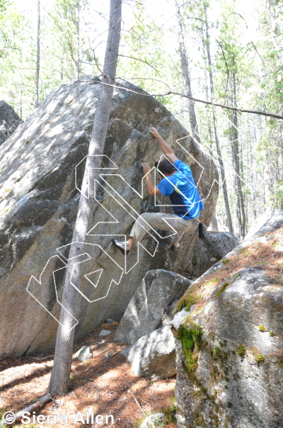 photo of Chop Chop, V2 ★★ at Slice and Dice from Yukon Bouldering