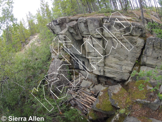 photo of Funny Bone Area from Yukon Bouldering