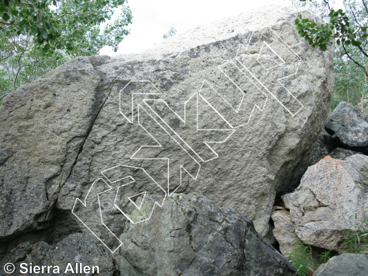 photo of WWF, V0 ★ at The Thrown from Yukon Bouldering