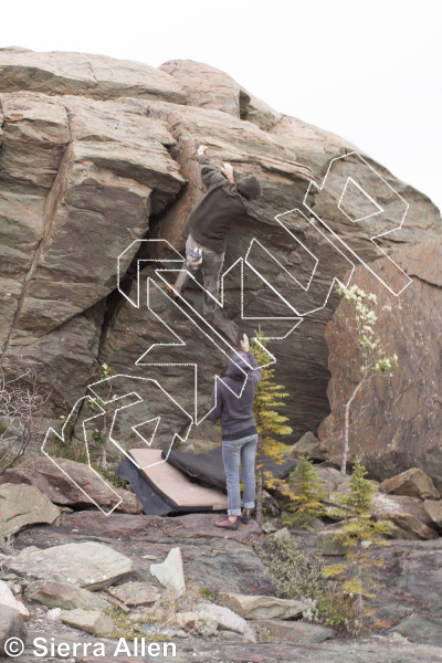 photo of Rebirthday Cake West from Yukon Bouldering