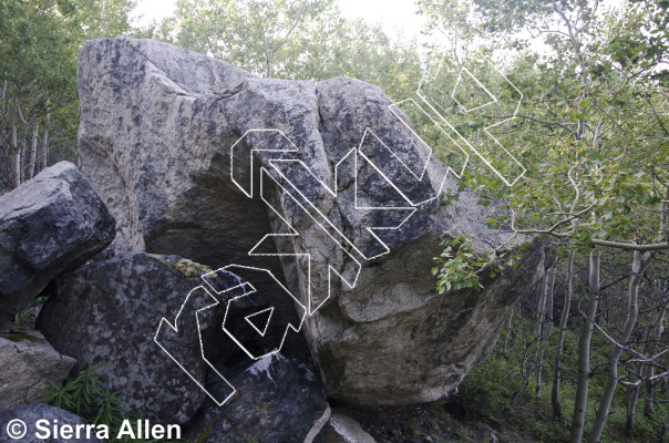 photo of Burly Dude, V1 ★★ at The Thrown from Yukon Bouldering