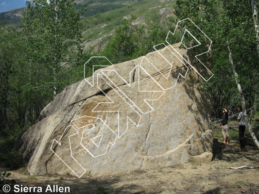 photo of Staircase, V0- ★ at The House from Yukon Bouldering