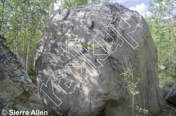 photo of Anasazi, V3 ★★★ at The Monument from Yukon Bouldering