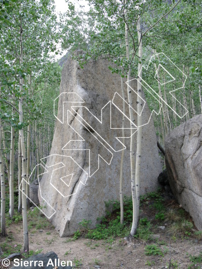 photo of Stone Hinge Mantle, V1 ★ at Stone Hinge from Yukon Bouldering