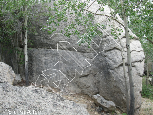 photo of Algae, V0  at The Aquarium from Yukon Bouldering