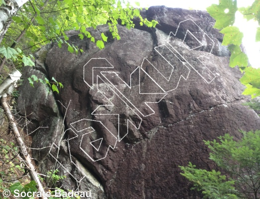 photo of Le Bloc Bellevue from Québec: La Forêt Ouareau