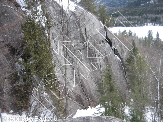 photo of La Grande Dalle from Québec: La Forêt Ouareau