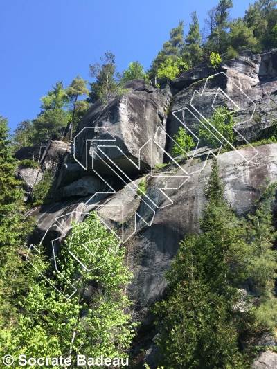 photo of Grande Muraille from Québec: La Forêt Ouareau