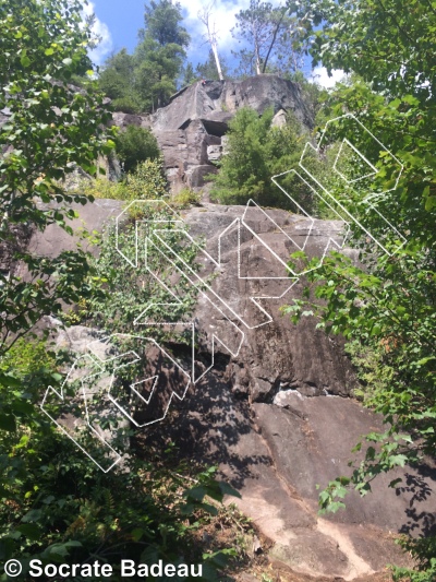 photo of Grande Muraille from Québec: La Forêt Ouareau