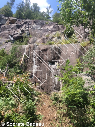 photo of Grande Muraille from Québec: La Forêt Ouareau