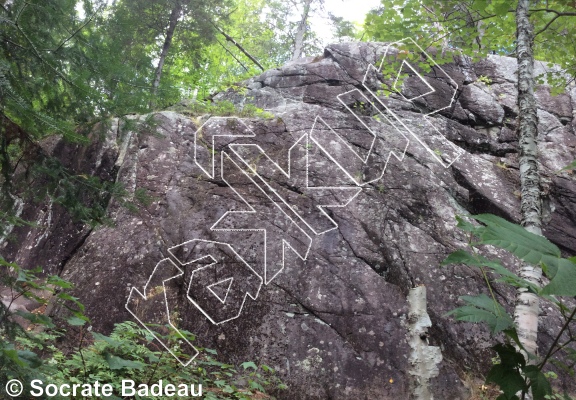 photo of Dalle de Gauche from Québec: La Forêt Ouareau