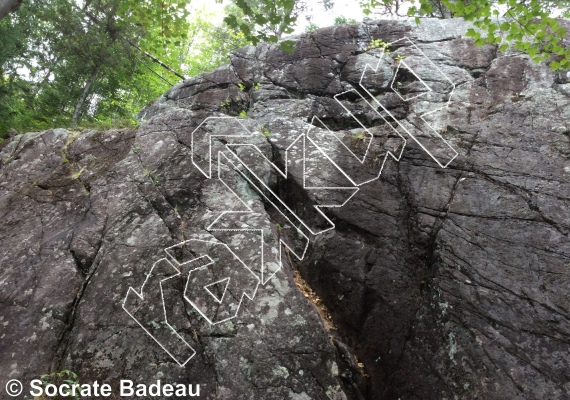 photo of Dalle de Gauche from Québec: La Forêt Ouareau