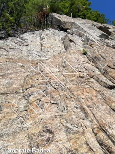 photo of Paroi Amiral from Québec: Escalade Parc régional du Poisson Blanc