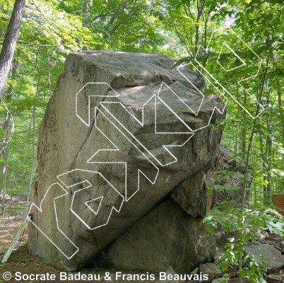 photo of Blocs du Chenal from Québec: Escalade Parc régional du Poisson Blanc