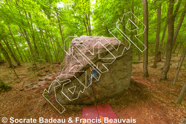 photo of Blocs du Chenal from Québec: Escalade Parc régional du Poisson Blanc