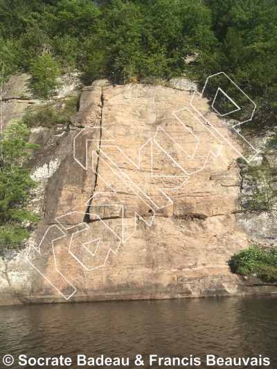 photo of Le Crique  from Québec: Escalade Parc régional du Poisson Blanc